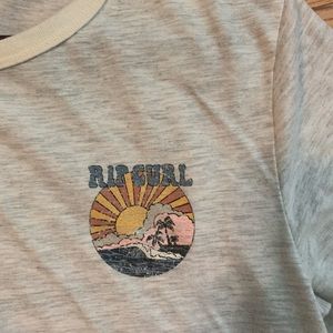 Gray XL Rip Curl T-Shirt